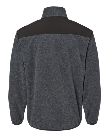 DRI DUCK Ranger Melange Fleece Pullover 7353 #color_Charcoal