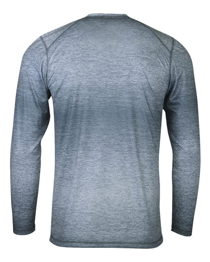 Paragon Men's Mirage Performance Long Sleeve T-Shirt 234 #color_Steel