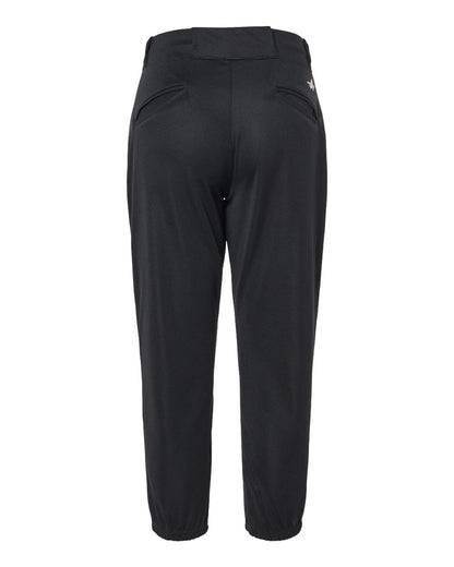 Alleson Athletic Women's Belt Loop Fast-Pitch Pants 605PBW #color_Black