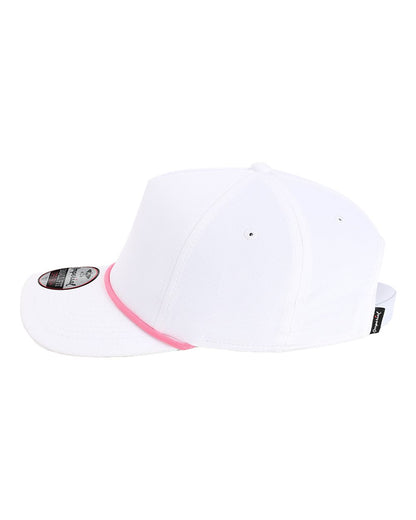 Imperial The Corral Cap L5059 #color_White/ Hot Pink