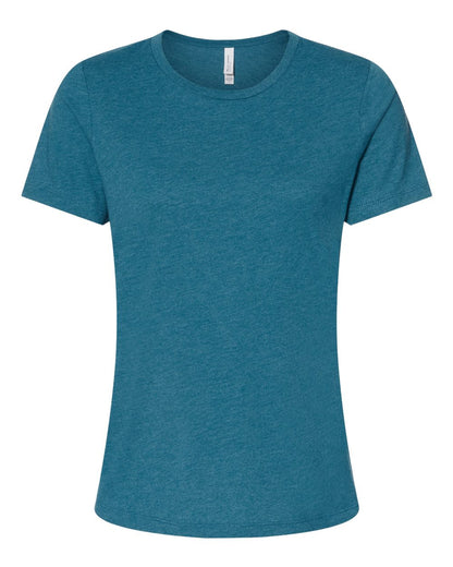 BELLA + CANVAS Women’s Relaxed Fit Heather CVC Tee 6400CVC #color_Heather Deep Teal