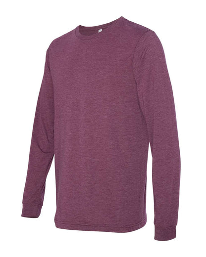 BELLA + CANVAS Triblend Long Sleeve Tee 3513 #color_Maroon Triblend