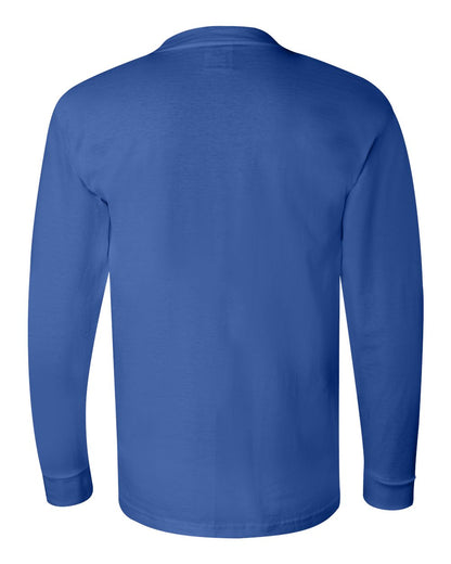 Bayside Unisex USA-Made Long Sleeve T-Shirt 6100 #color_Royal Blue