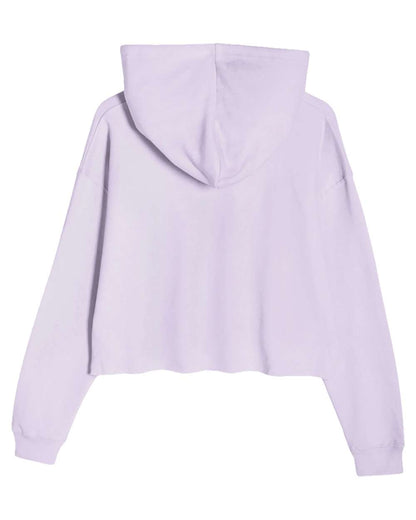 Lane Seven Women's Cropped Fleece Hooded Sweatshirt LS12000 #color_Lilac