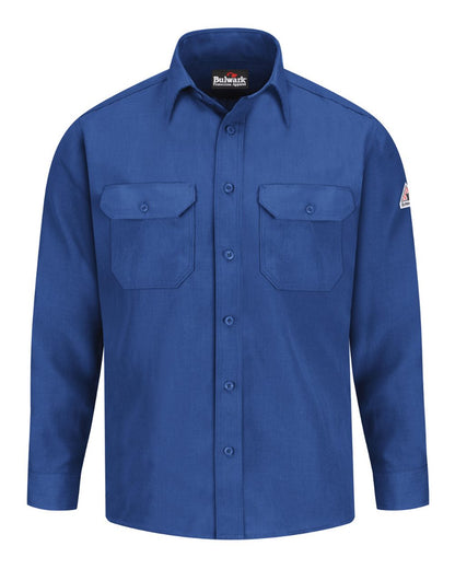 Bulwark Men's Tall Uniform Shirt Nomex® IIIA SND2T #color_Royal