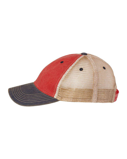 LEGACY Old Favorite Trucker Cap OFA #color_Scarlet Red/ Navy/ Khaki