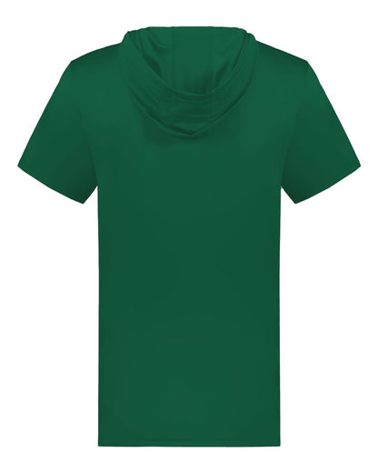 Holloway Men's Hooded T-Shirt Powered by Coolcore 222142 #color_Dark Green