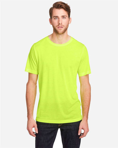 CORE365 Unisex Fusion ChromaSoft™ Performance T-Shirt CE111 #colormdl_Safety Yellow