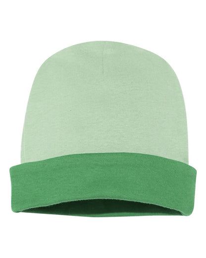 Rabbit Skins Infant Baby Rib Beanie 4451 #color_Mint/ Grass