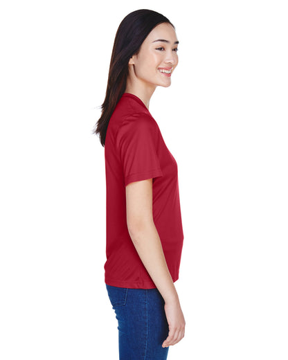 Team 365 Ladies' Zone Performance T-Shirt TT11W #color_SPORT SCRLET RED