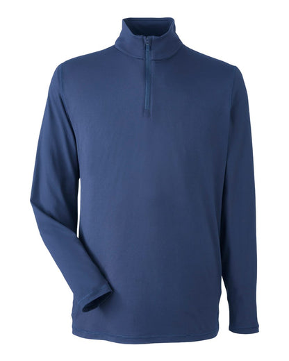 Puma Golf Men's Cloudspun Quarter-Zip Pullover 532016 #color_Navy Blazer Heather