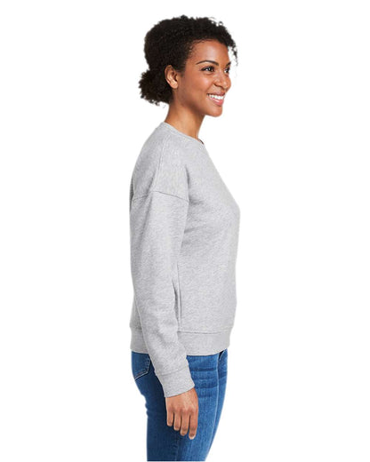 vineyard vines Women's Garment-Dyed Crewneck Sweatshirt K002794 #colormdl_Grey Heather