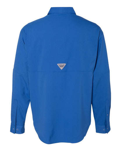 Columbia Men's PFG Tamiami™ II Fishing Shirt 128606 #color_Vivid Blue