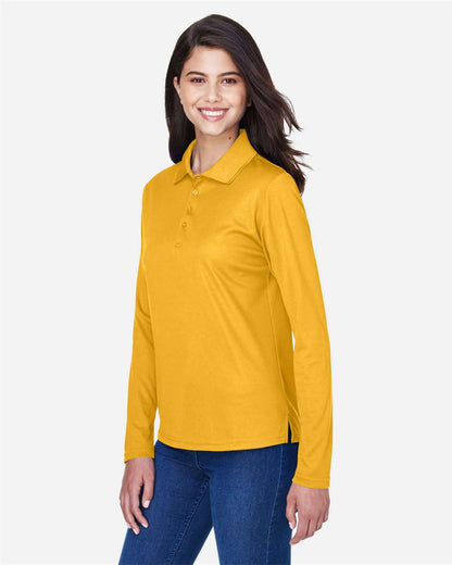 CORE365 Women's Pinnacle Performance Long Sleeve Piqué Polo 78192 #colormdl_Campus Gold