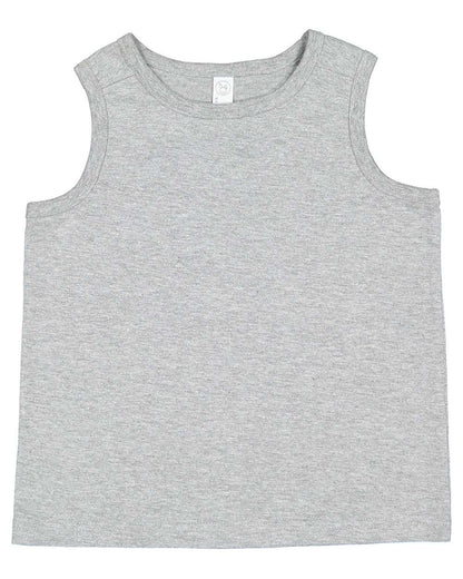 Rabbit Skins Toddler Fine Jersey Tank 3323 #color_Heather