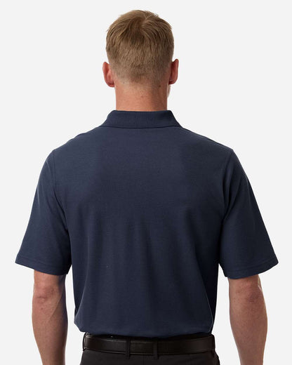Harriton Men's Maverick CVC Pique Polo M105 #colormdl_Dark Navy