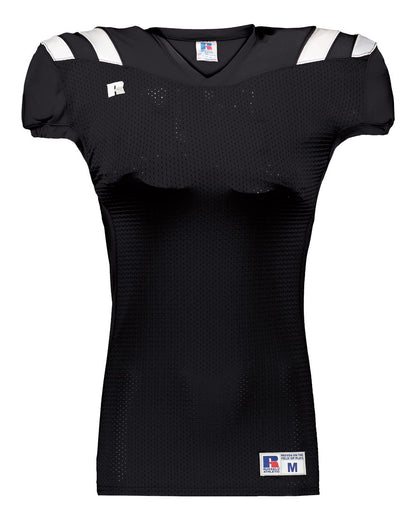 Russell Athletic Youth Canton Football Jersey R0100W #color_Black/ White