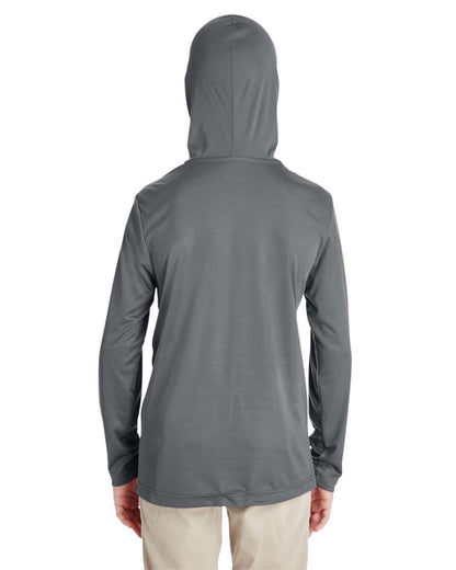 Team 365 Youth Zone Performance Hooded T-Shirt TT41Y #colormdl_Sport Graphite