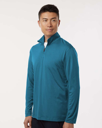 AllPro Men's Pro-Lock Performance Quarter-Zip Pullover 41870 #colormdl_Pacific Blue