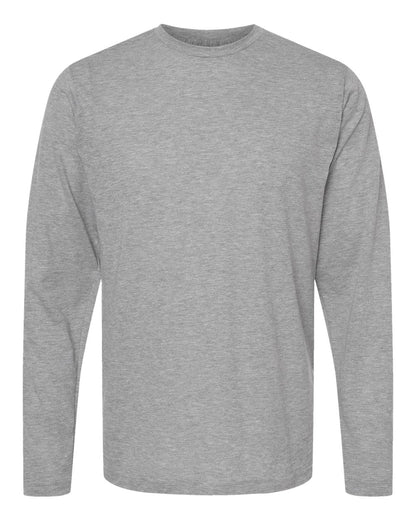 Tultex Poly-Rich Long Sleeve T-Shirt 242 #color_Heather Grey