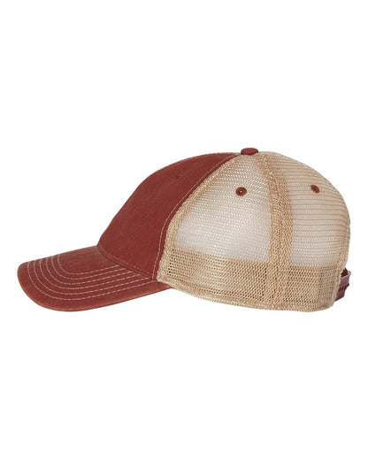 LEGACY Old Favorite Trucker Cap OFA #color_Cardinal/ Khaki