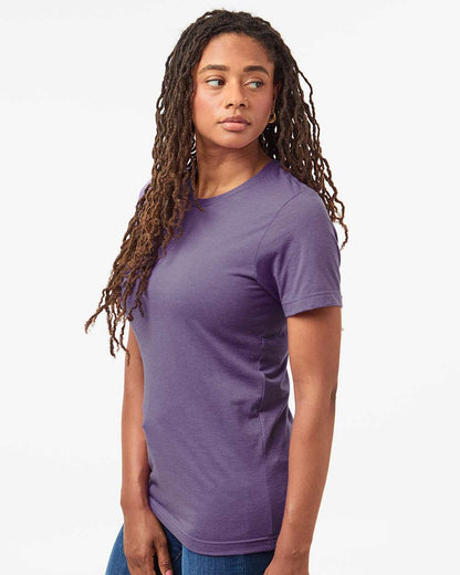 Tultex Combed CVC T-Shirt 602CVC #colormdl_Heather Deep Purple