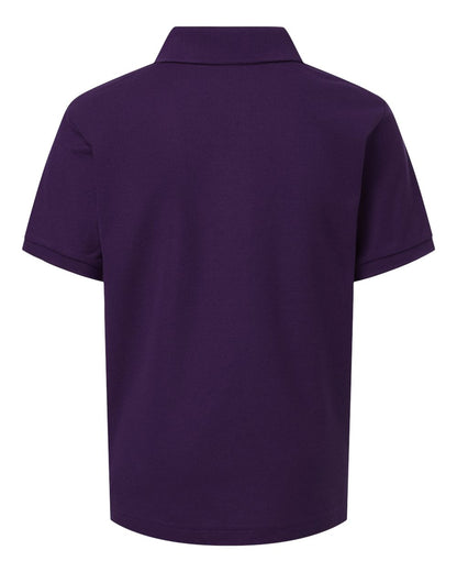 AllPro Youth Pique Polo 62800Y #color_Purple