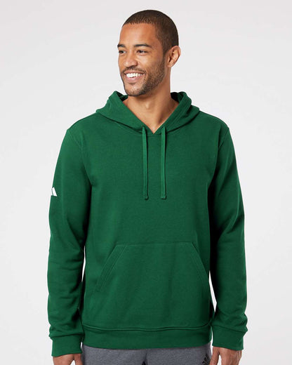 Adidas Fleece Hooded Sweatshirt A432 #colormdl_Collegiate Green