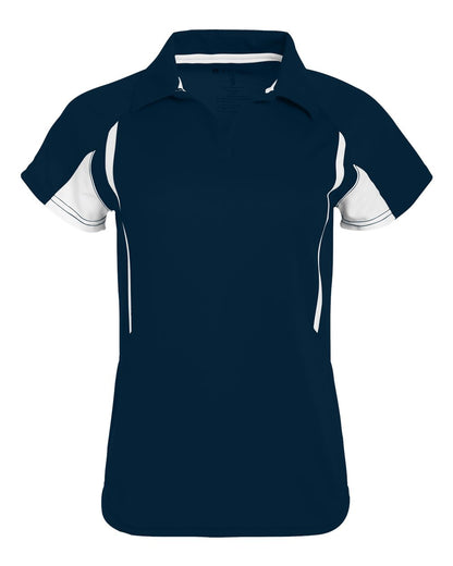 Holloway Women's Two-Tone Avenger Polo 222730 #color_Navy/ White