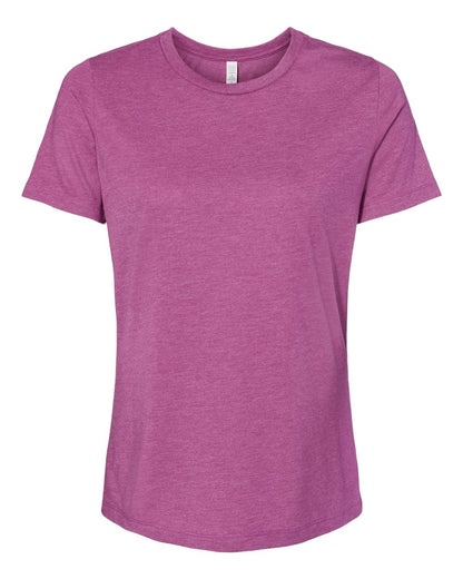 BELLA + CANVAS Women’s Relaxed Fit Heather CVC Tee 6400CVC #color_Heather Magenta