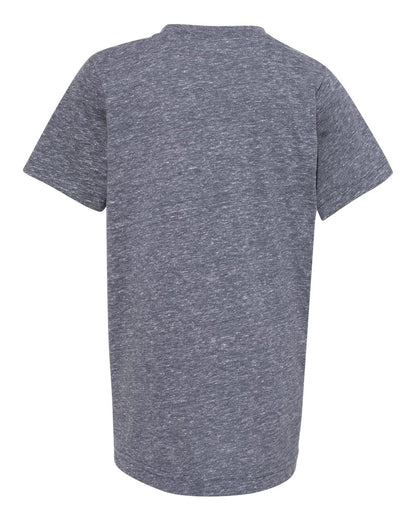 LAT Youth Harborside Mélange Tee 6191 #color_Navy Melange