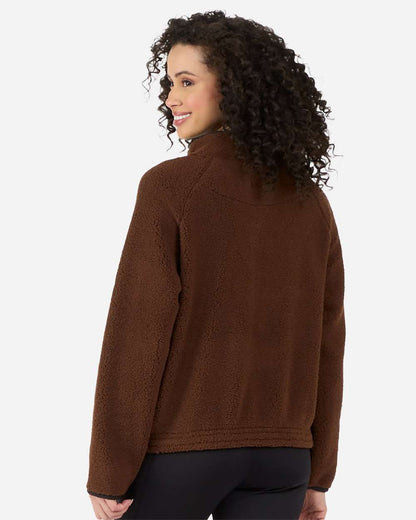 Boxercraft Women's Everest Half-Zip Pullover BW8501 #colormdl_Espresso