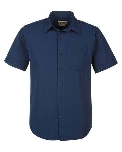Marmot Men's Aerobora Short Sleeve Woven Shirt M14116 #color_Arctic Navy