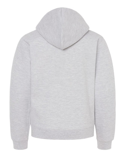 Independent Trading Co. Youth Midweight Full-Zip Hooded Sweatshirt SS4001YZ #color_Grey Heather