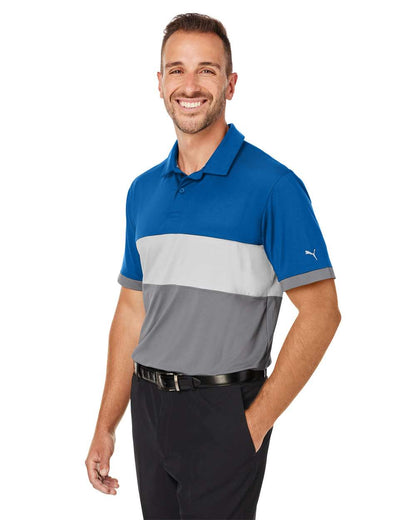 Puma Golf Men's Cloudspun Highway Polo 538930 #colormdl_Bright Cobalt/ High Rise