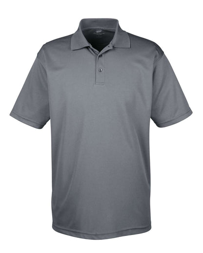 UltraClub Men's Cool & Dry Mesh Piqué Polo 8210 #color_Charcoal