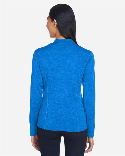 CORE365 Women's Kinetic Performance Quarter-Zip Pullover CE401W #colormdl_True Royal/ Carbon