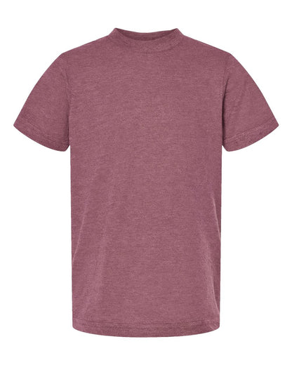 Tultex Youth Fine Jersey T-Shirt 235 #color_Heather Cassis