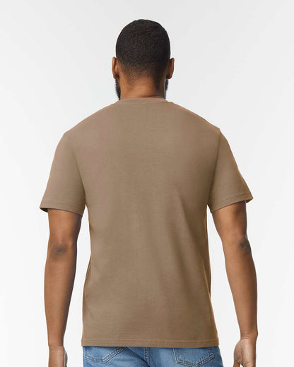 Gildan Unisex Softstyle® Midweight T-Shirt 65000 #colormdl_Brown Savana