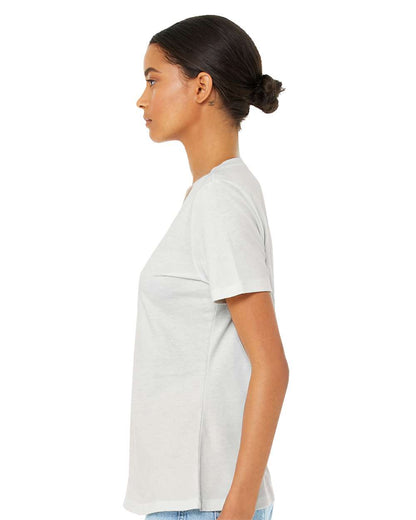 BELLA + CANVAS Women’s Relaxed Jersey V-Neck Tee 6405 #colormdl_Vintage White