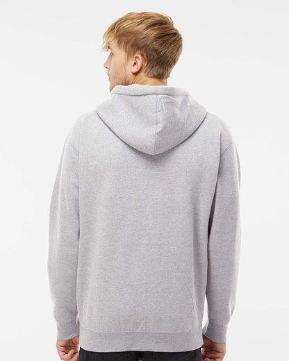 Independent Trading Co. Unisex Heavyweight Full-Zip Hooded Sweatshirt IND4000Z #colormdl_Grey Heather