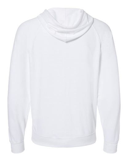 Independent Trading Co. Icon Lightweight Loopback Terry Full-Zip Hooded Sweatshirt SS1000Z #color_White