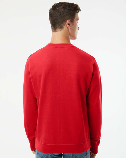 Independent Trading Co. Unisex Midweight Crewneck Sweatshirt SS3000 #colormdl_Red