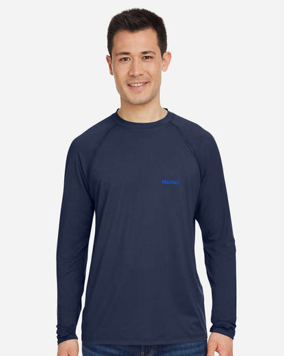 Marmot Unisex Windridge Long Sleeve T-Shirt M14153 #colormdl_Arctic Navy