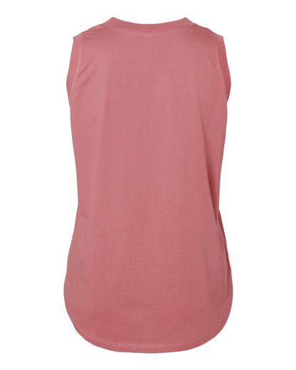 LAT Women's Curvy Relaxed Fine Jersey Tank 3892 #color_Mauvelous