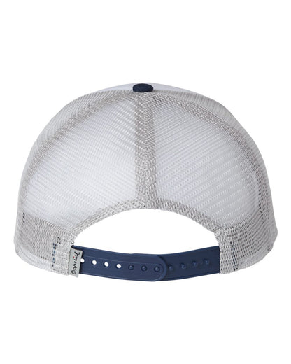 Imperial North Country Trucker Cap 1287 #color_White/ Navy/ Grey