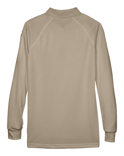 Harriton Women's Advantage Long Sleeve Tactical Polo M211LW #color_Desert Khaki