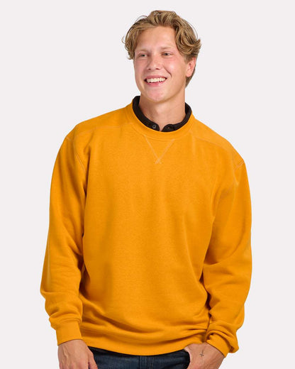 Boxercraft Fleece Crew Pullover BM5101 #colormdl_Golden Amber