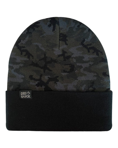 DRI DUCK Coleman Cuffed Beanie 3523 #color_Black Woodland Camo