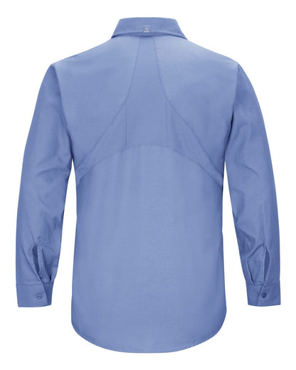 Red Kap Men's Tall Mimix™ Long Sleeve Work Shirt SX10T #color_Light Blue